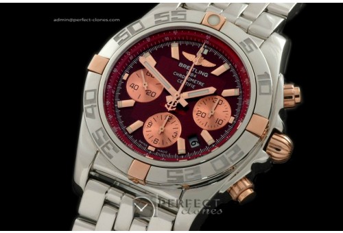 BLB01-02006 Chronomat B01 SS/RG/SS Red Sticks A-775 Ult V