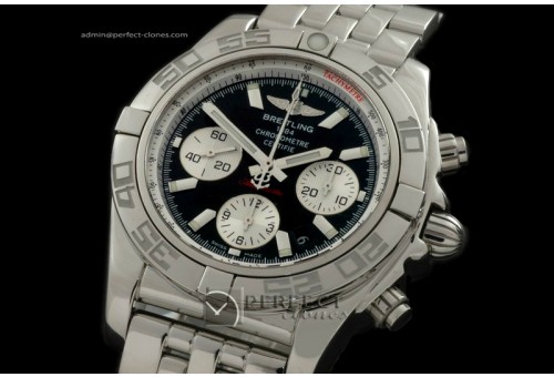 BLB01-01002 Chronomat B01 SS/SS Black Sticks A-775Ult V 316F