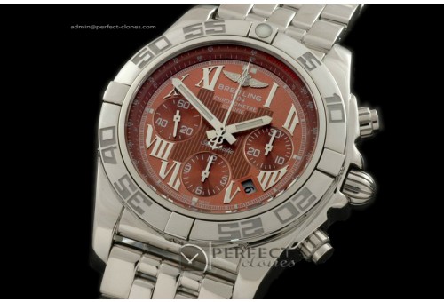 BLB01-01015 Chronomat B01 SS/SS Brown Roman A-775Ult V 316F