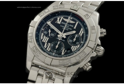 BLB01-01012 Chronomat B01 SS/SS Black Roman A-775Ult V 316F