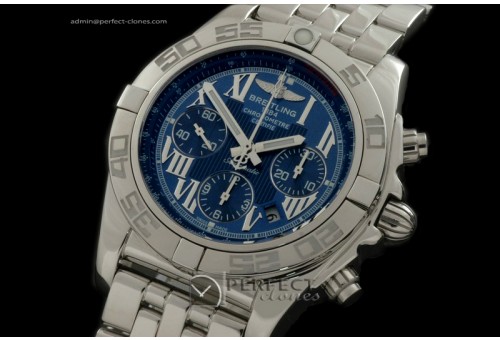 BLB01-01014 Chronomat B01 SS/SS Blue Roman A-775Ult V 316F