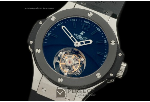 HBT10003 Big Bang Tourbillon SS/RU All Black Flying Tourbillon