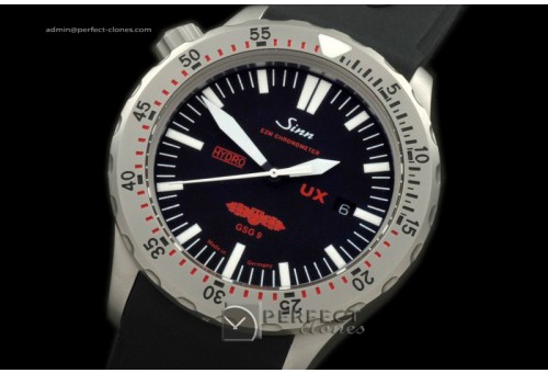 SI01031 UX Hydro GSG9 Automatic SS/RU Blk Swiss Eta 2836