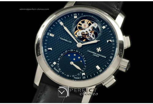 VC00152 Patrimony Tourbillon Moonphase SS/LE Black Flying Tourbi