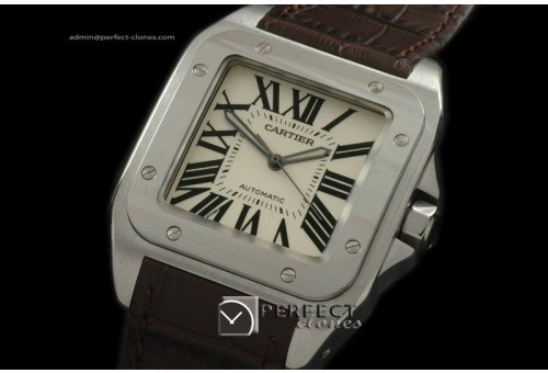 CARS00088BR Santos 10Men SS/LE White Asian 2824 Ult Ver
