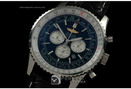 BLNV10103L Navitimer SS/LE Blue Jap Quartz Chrono