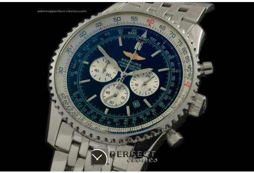 BLNV10103S Navitimer SS/SS Blue Jap Quartz Chrono