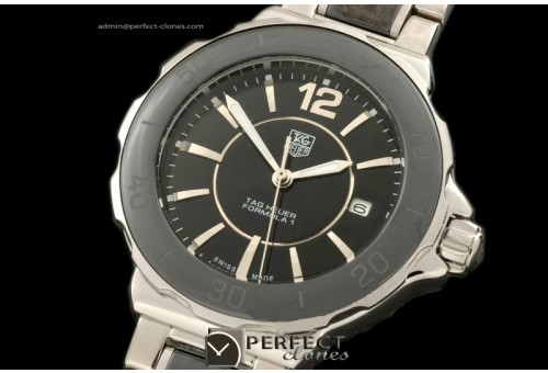 TGF1-10024 Formula 1 Ladies SS/SS/PVC Black Jap Quartz