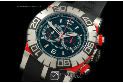 RD00032 Easy Diver Chronoexcel SS/Red/RU Black A-775Mod