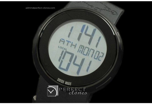 GU00107 I-Gucci Ladies Duo Time Digital PVD/RU Quartz