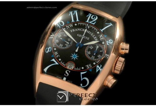 FMCA01025 Casablanca Chrono Limited Ed RG/RU Black A-7750