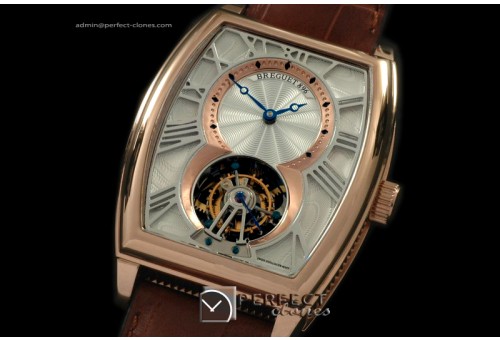 BR00079 Heritage 5497 Tourbillon RG/LE Silver/RG Flying Tourbill