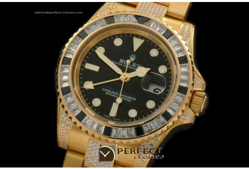 RLGF01014 YG/Diam Anni GMT YG/Diam Black Swiss Eta 2836 GMT