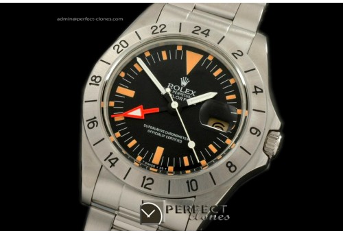 RLEX00107 Vintage Exp II 1655 SS/SS Blk Swiss Eta 2836/1570