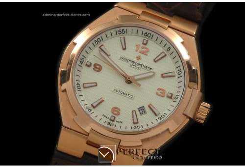 VC00136 Overseas RG/LE White Swiss Eta 2836-2
