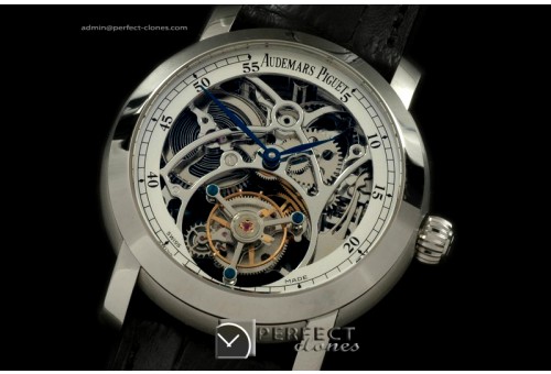 APJA01005 Jules Audemars Skeleton Tourbillon SS/LE White Tourbi