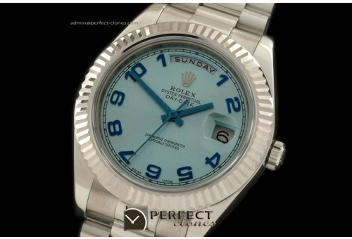 R41DDS00105 SS Pres Fluted Ice Blue Numeral Asian 3156 V Serials