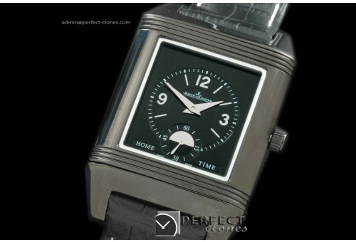 JL01023 Reverso Classique Jumbo PVD/LE White/Black Asian 2813 Au