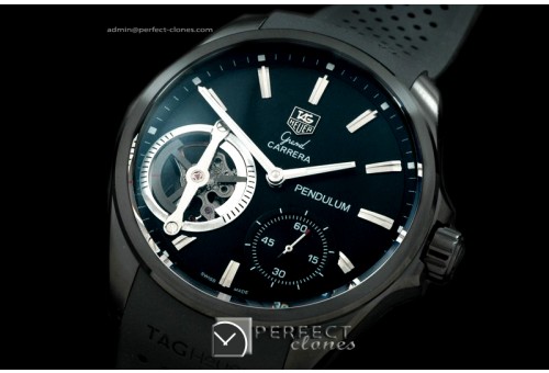 TGCA00108 Grand Carrera Pendulum PVD/RU Blk Asian Unitas 649