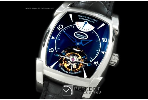 PG00102 Forma XL Hebdomadarie Tourbillon SS/LE Blk Tourbillon