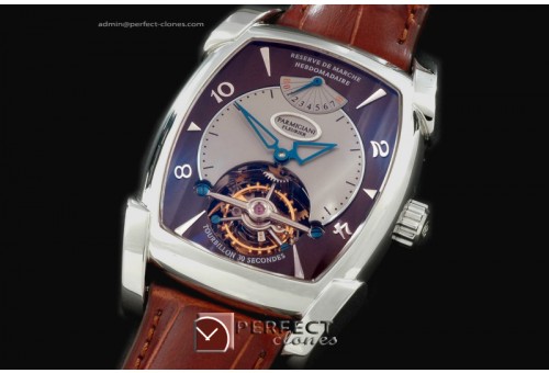 PG00103 Forma XL Hebdomadarie Tourbillon SS/LE Brn Tourbillon