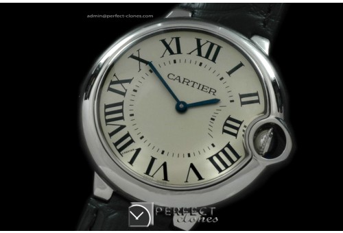 CARBA00501A Ballon Bleu de Cartier Mid SS/LE White Swiss Quartz
