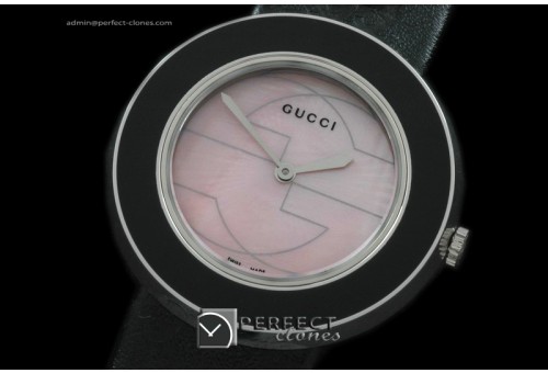 GU00253B U Play Mid Size SS/LE MOP Pink / Blk Jap Quartz