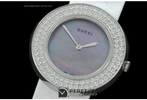 GU00264 U Play Mid Size SS/LE MOP Voilet / Diam Jap Quartz