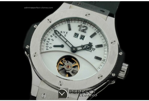 HBT10051 Big Bang Complications Tourbillon SS/RU Black Asian Aut