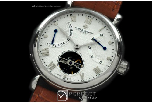 VC00151 Matle Calender/Reserve Tourbillon SS/LE White Asian Auto