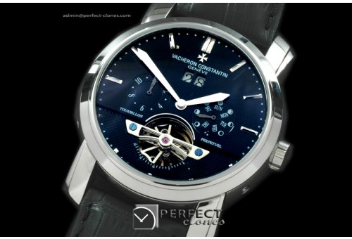 VC00164 Matle Calender/Big Date Tourbillon SS/LE Black Asian Aut
