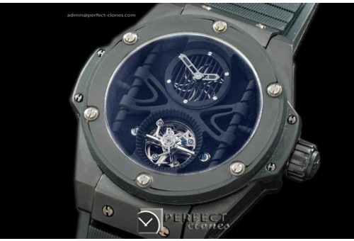 HBKPT10052 King Power Tourbillon PVD/RU Black Asia Auto 23J