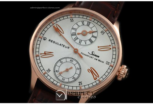 SI00111 610Klassik Regulator RG/LE White/Gold Asian 6498 M