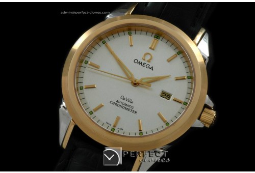 OMDE00111 Deville SS/YG/LE White Asian 2824 28800bph