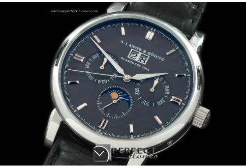 AL0101Datograph Perpetual Calender/Big Date SS/LE White Asia