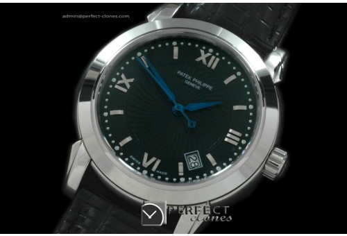 PP10072 Calastrava SS/LE Black Swiss Eta 2824-2