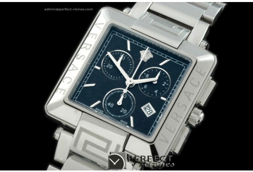VE10039 Reve Ladies Chrono SS Black Swiss Quartz c/w Boxset