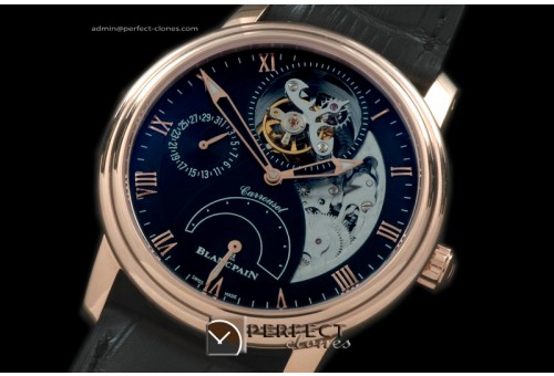 BP00094 Carrousel Tourbillon RG/LE Black Flying Tourbillon