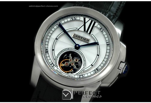 CARCC00088 Calibre de Cartier Tourbillon SS/LE White Flying Tour