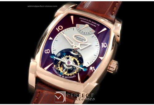 PG00106 Forma XL Hebdomadarie Tourbillon RG/LE Brn Tourbillon