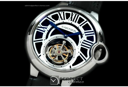CARBA00023 Ballon de Cartier Tourbillon SS/LE Black Flying Tour
