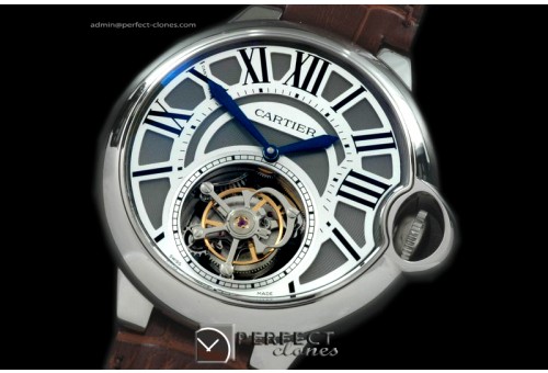 CARBA00022 Ballon de Cartier Tourbillon SS/LE Grey Flying Tour