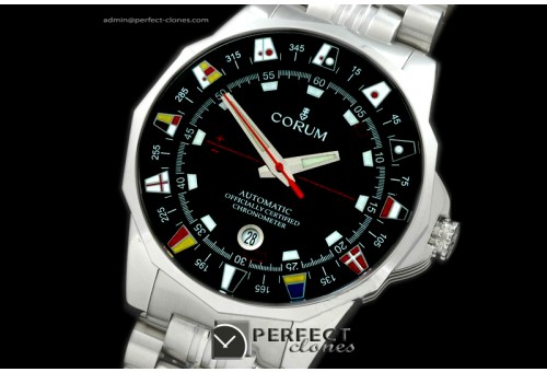 CO10012 Admiral's Cup SS Black Swiss Eta 2824-2