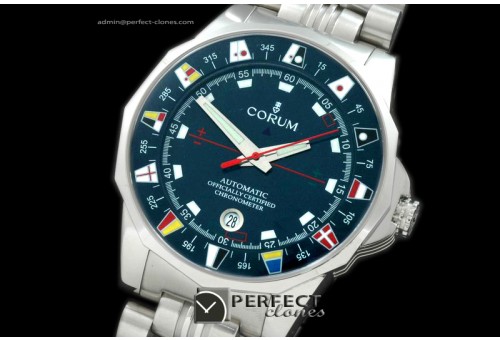 CO10013 Admiral's Cup SS Blue Swiss Eta 2824-2