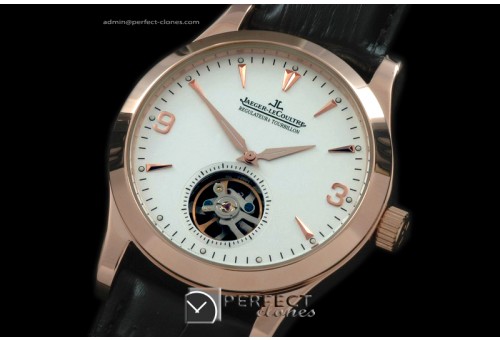 JLT10006 Master Tourbillon RG/LE White Asian 2813