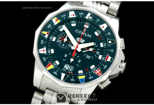 CO10205 Admiral's Cup Chronograph SS/SS Blue Swiss Eta Qtz