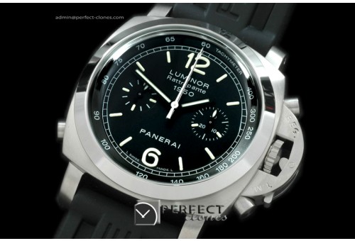 PN213I01 Pam 213I 195Split Chrono SS/RU Blk 28800