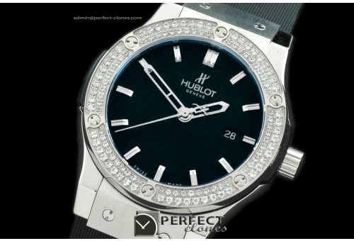 HBFS10103 Classic Fusion SS/RU Diam Bez Black Asia 2824