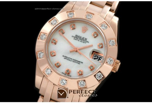 RLMPmR01121 FG 12 Diam Bez M-White Diam Swiss Eta 2836-2