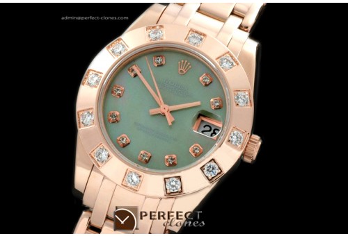 RLMPmR01125 FG 12 Diam Bez M-Green Diam Swiss Eta 2836-2